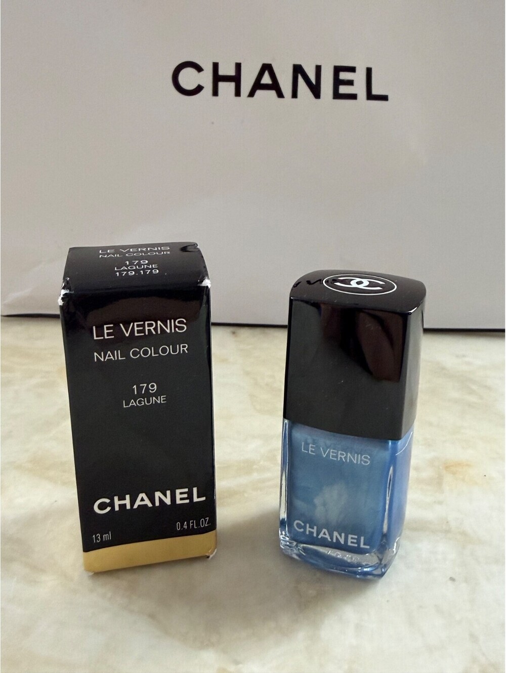 Rare Vintage Chanel Le Vernis Nail Colour - 179 Lagune - Discontinued / NIB